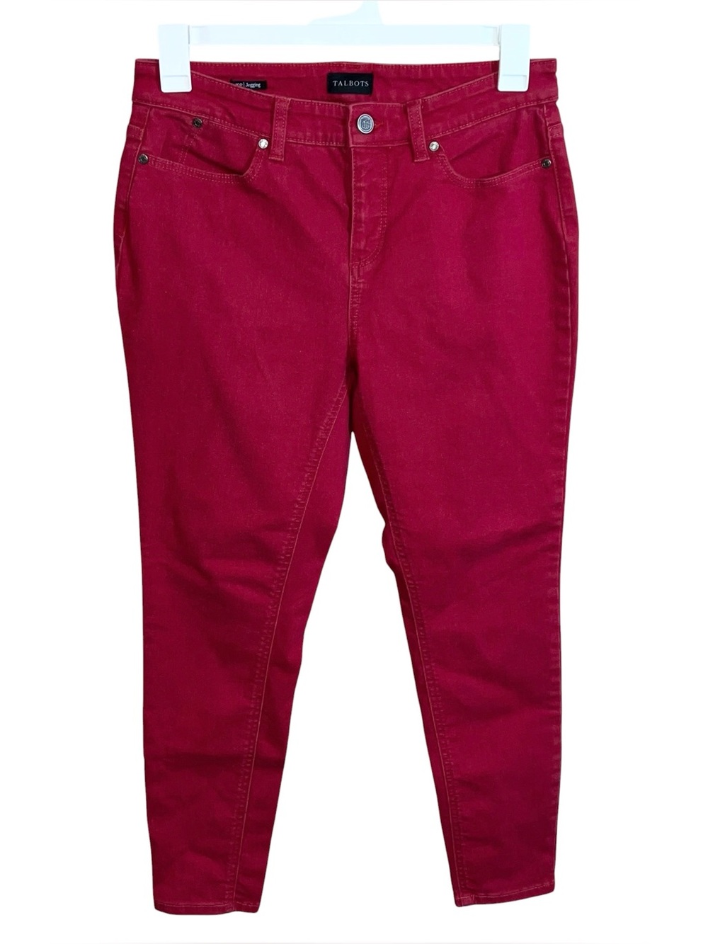 Talbots Jegging Jeans Women’s 10 Petite Red 31x26